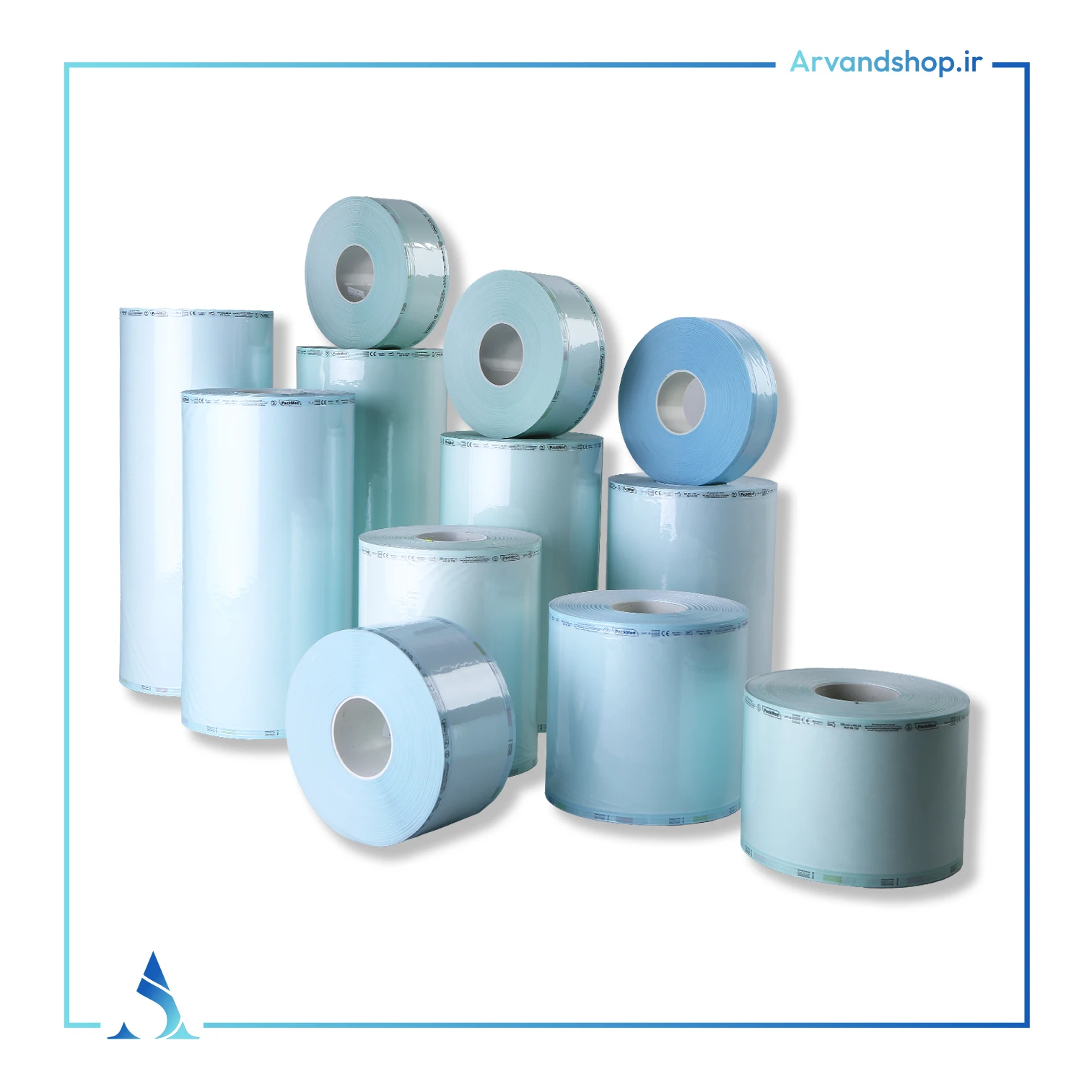 8 رول استریل بخار و اتیلن اکساید PackMed